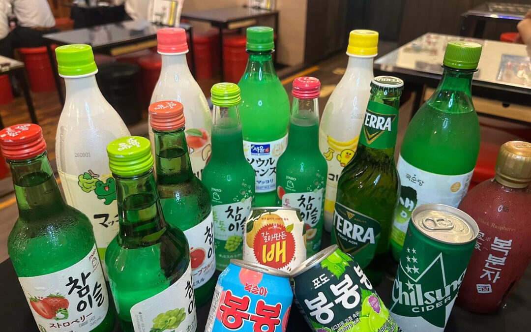 韓国のお酒もたくさん揃ってます✨